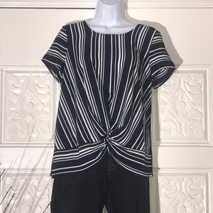 Adrianna Papell Women’s New Twist Front Top S